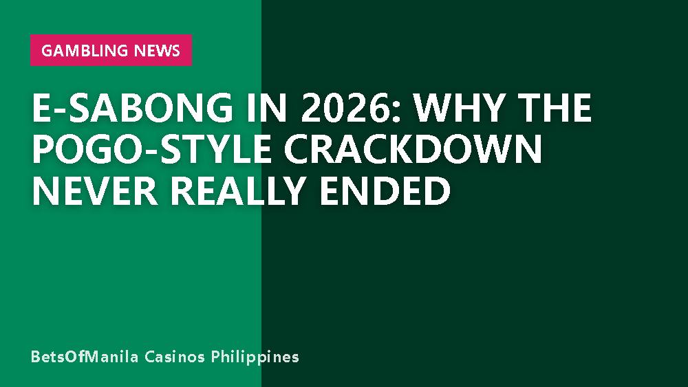 E-Sabong in 2026: Why the POGO-Style Crackdown Never Really Ended